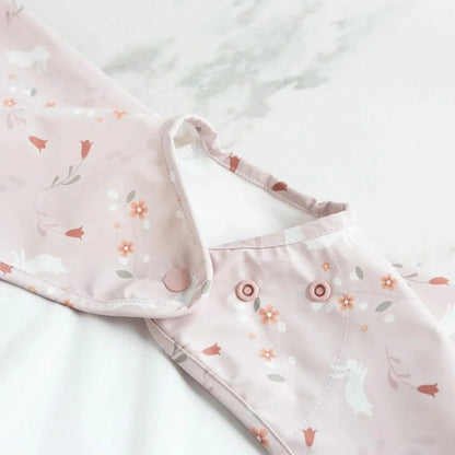 Bibado Long Sleeve Coverall Weaning Bib - Botanical Bunnies