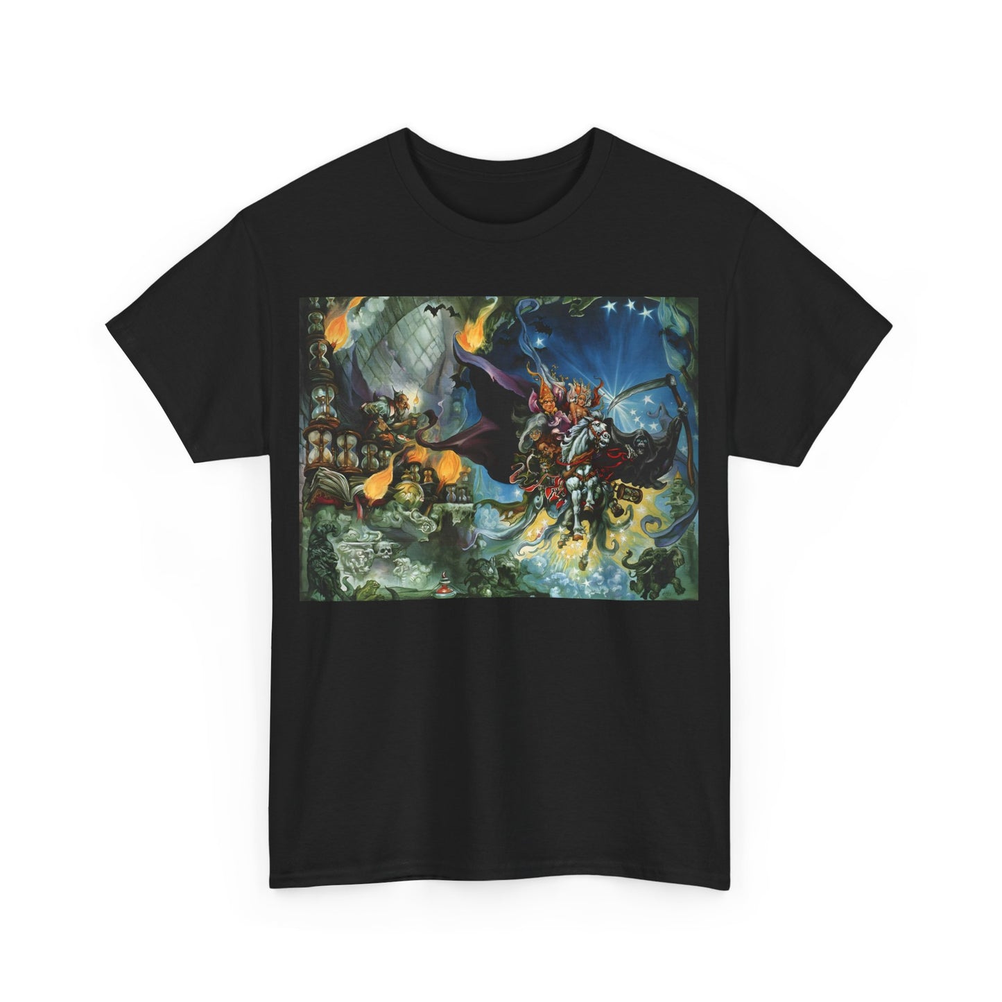 Discworld Mort Graphic Unisex  T Shirt Tee