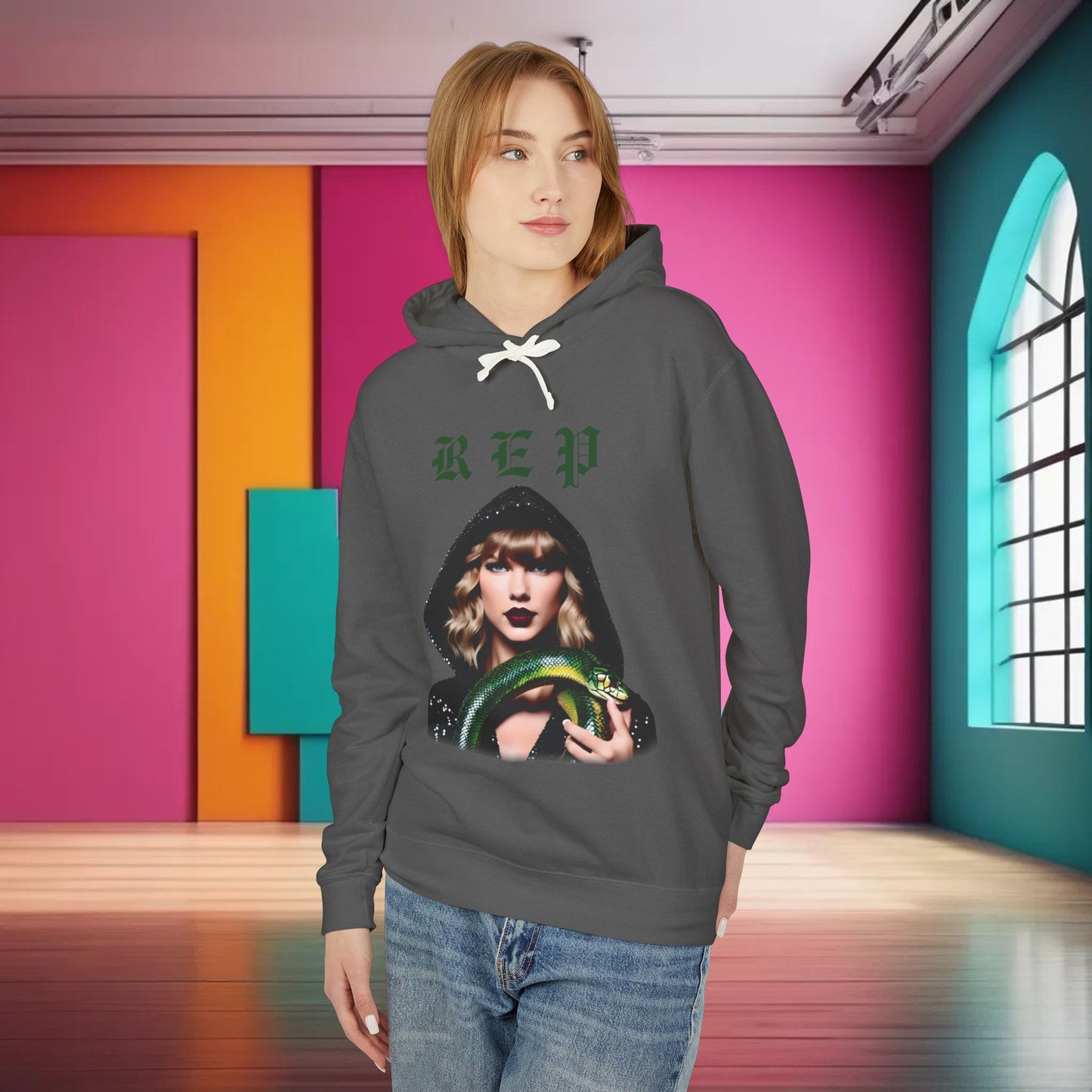 Unisex cotton hoodie for Swifties , in 8 colors , unique design