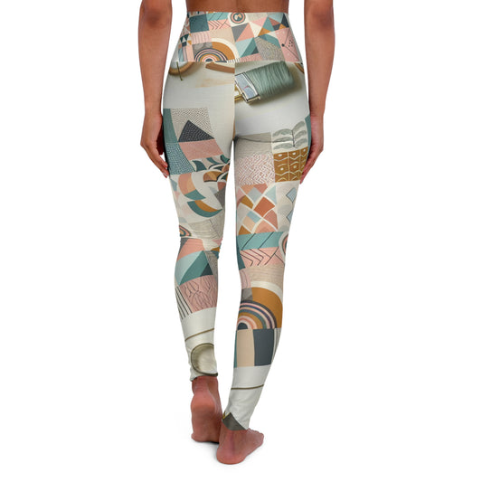 Elegant pastel leggings by Dazzling Dreams Studio, designed for supreme comfort and style, ideal for a chic day or evening look.