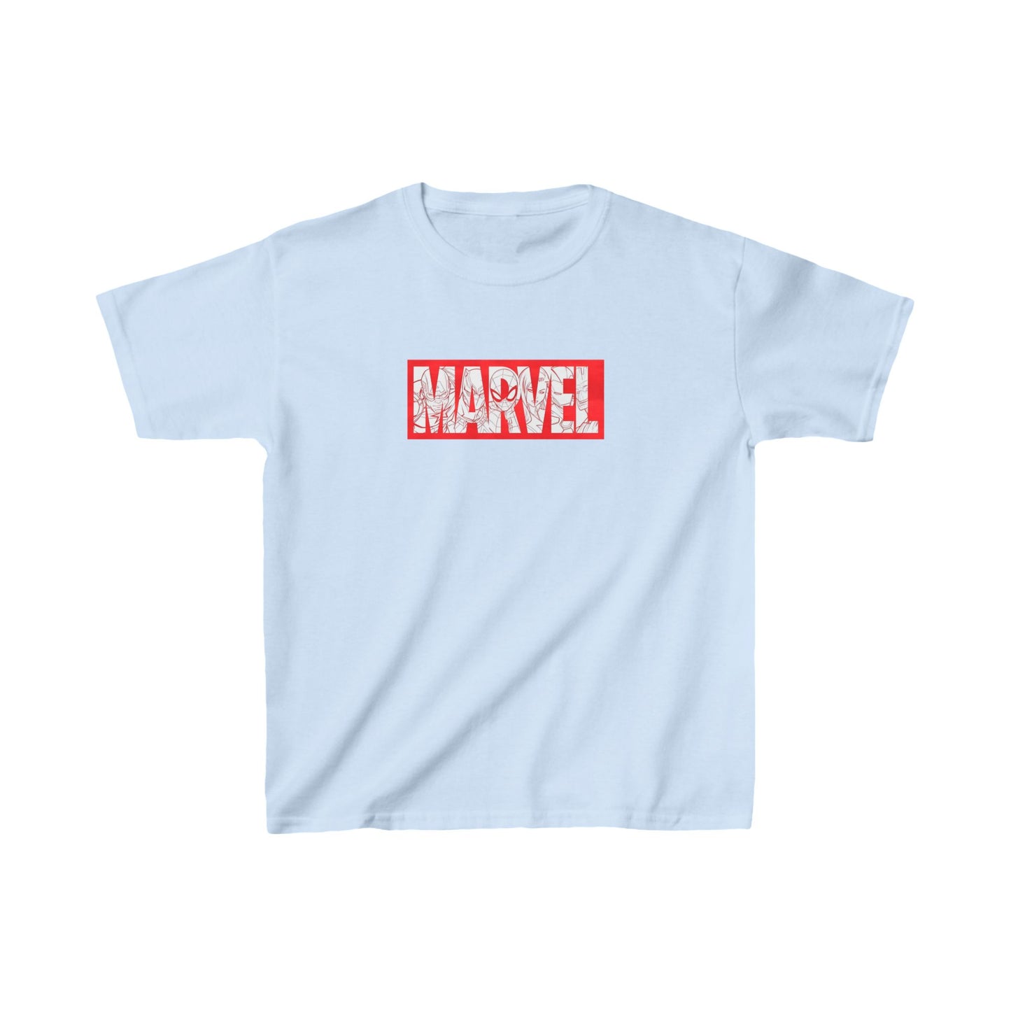 Unisex Childrens Computer Game Marvel Logo Graphic Cotton Tee 16 colors