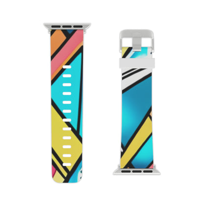 Dazzling Dreams Studio's Stylish DesignVibe Apple Watch Band displayed in various unique patterns, perfect for any fashion statement.