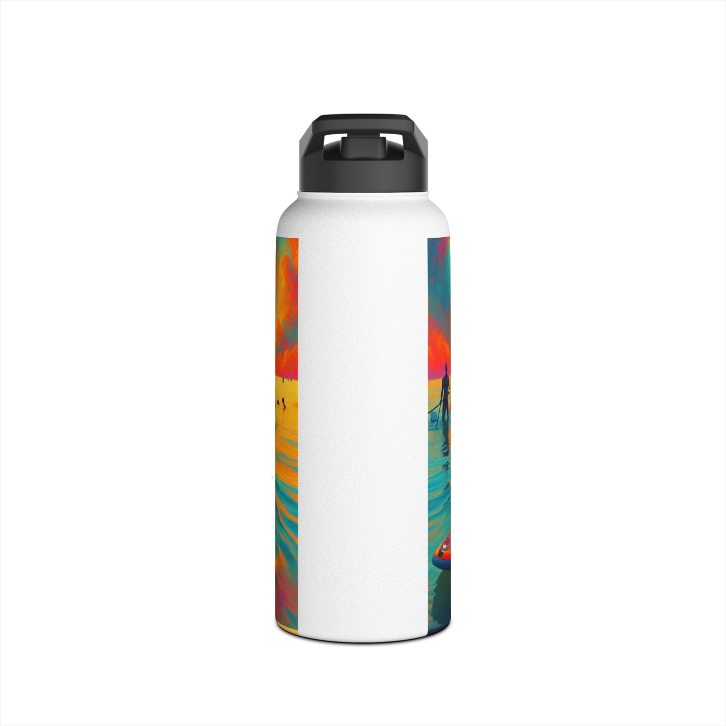 Fantasy Paddleboarding Stainless Steel Water Bottle, Standard Lid