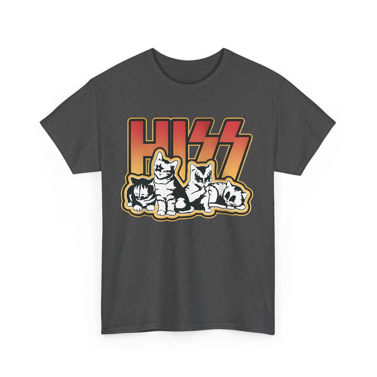 Hiss Cats Rock Band Star Wars Graphic T-Shirt Urban Unisex Cotton Tee