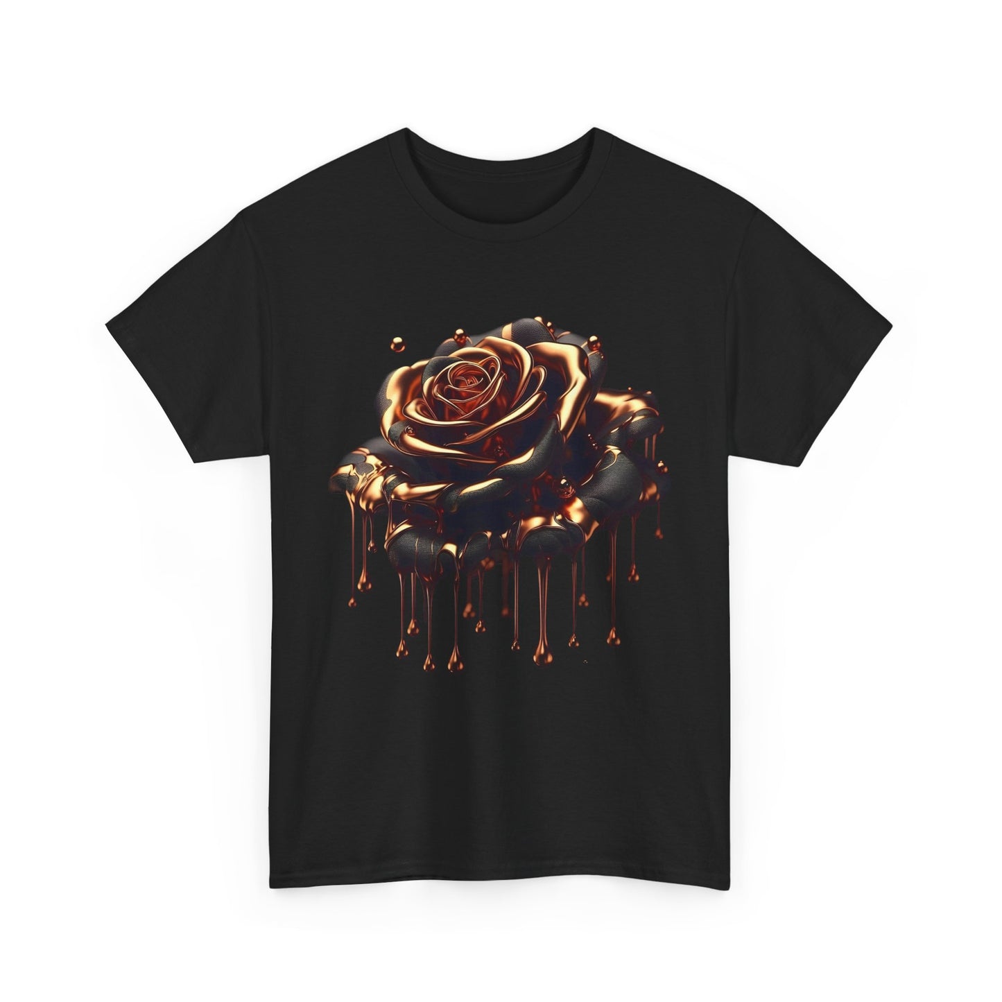 Close-Up Abstract Rose Unisex Cotton Tee Graphic T Shirt