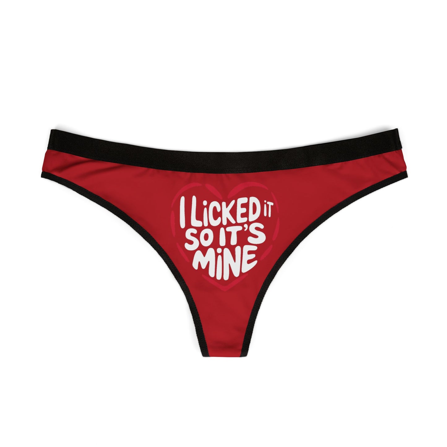 Valentines Naughty Gift Cheeky Womens Thong funny Birthday Anniversary Romantic