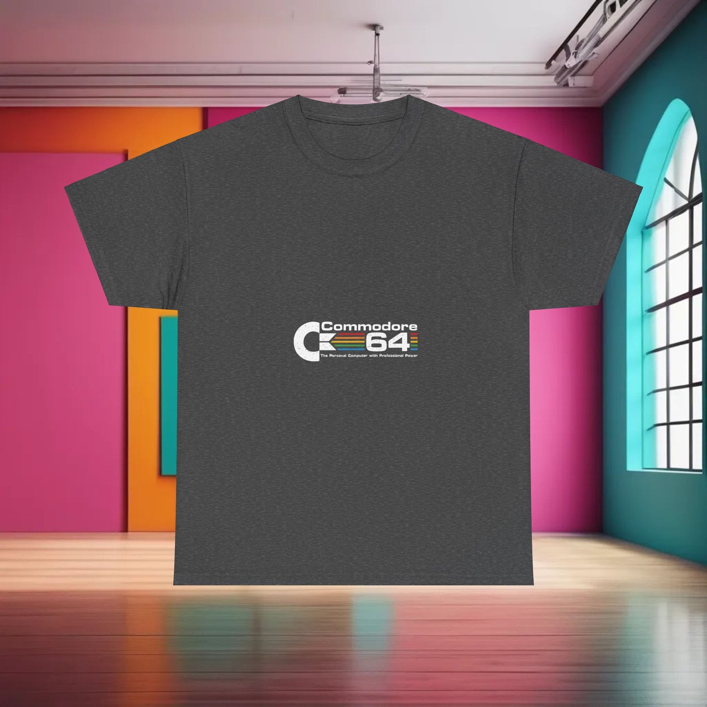 Commodore 64 Retro Christmas Graphic T-Shirt Urban Unisex Cotton