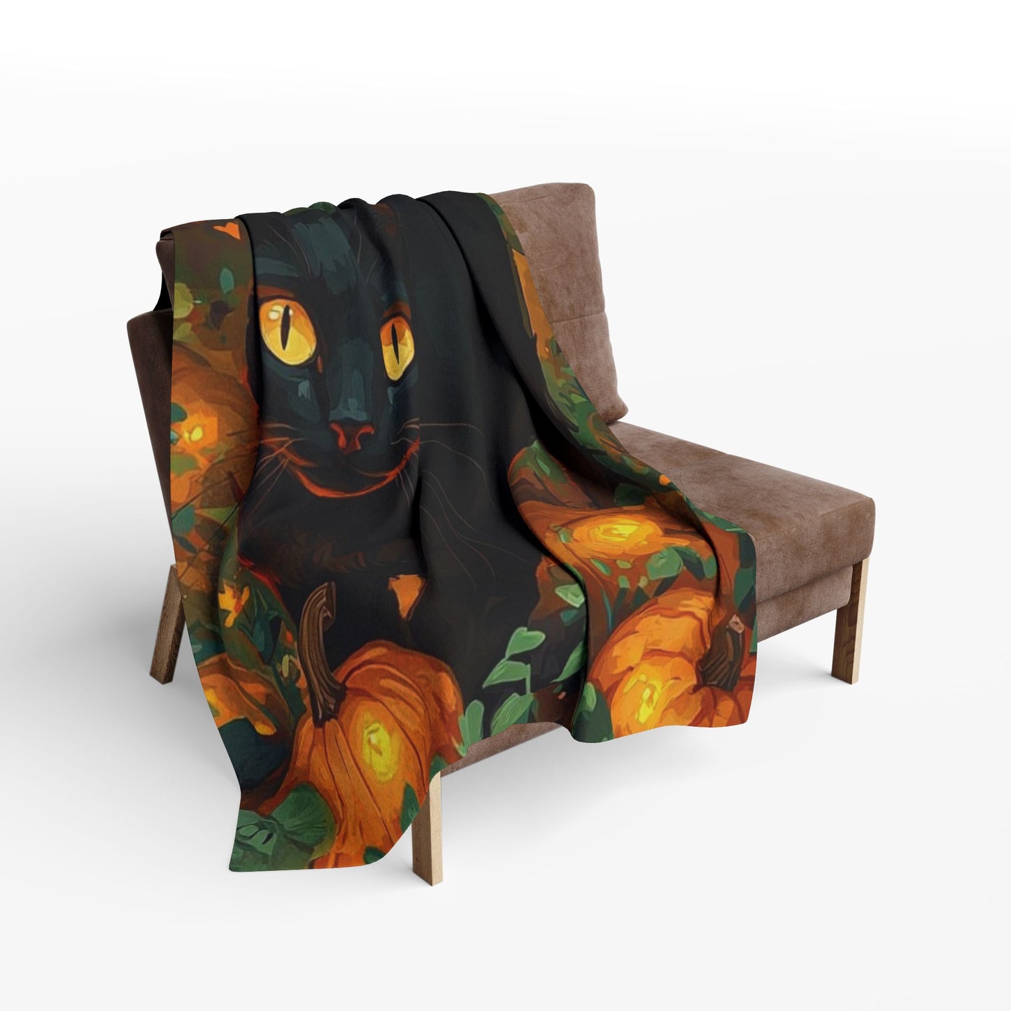 Decorative and Warm Halloween Spooky Arctic Fleece Blanket 3 Sizes