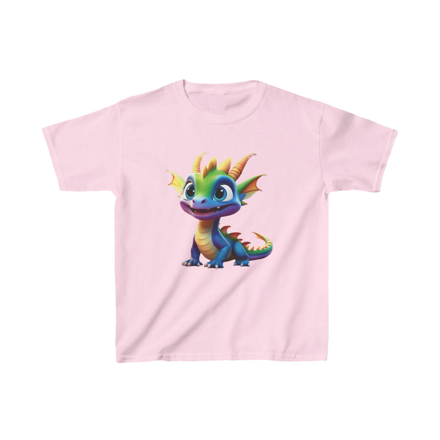 Kids Cute Dragon T shirt Heavy Cotton Tee 16 colors