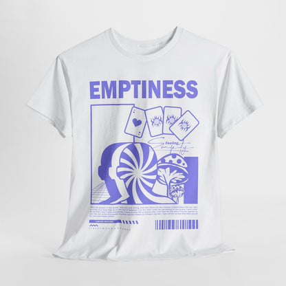 Emptiness Graphic T-Shirt with Psychedelic Patterns & Limited Edition Style