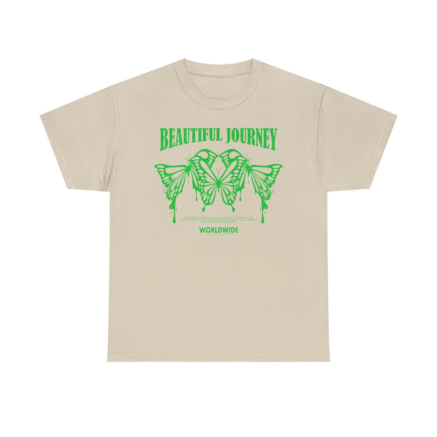 Beautiful Journey T-Shirt: Embrace Life with Stunning Graphic Butterflies Design