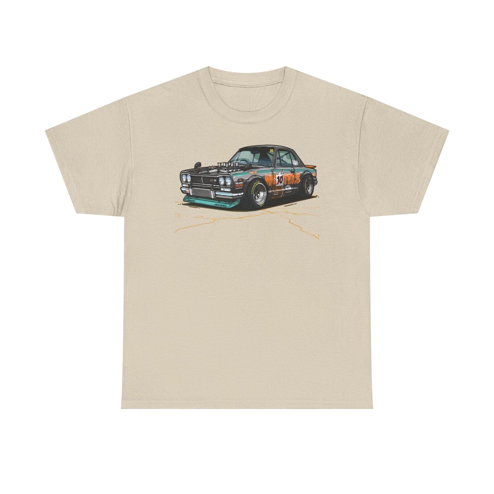 Rev Up Your Style: Custom Skyline GT-R Race Car T-Shirt for Speed Enthusiasts!