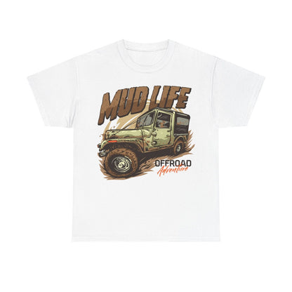 Vintage Off-Road Mud Life Men's T-Shirt Rugged Adventure Graphic Design Apparel