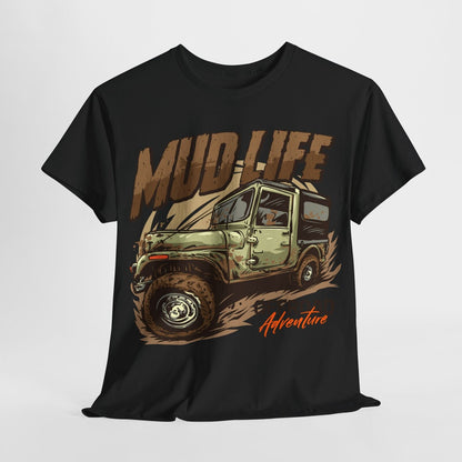 Vintage Off-Road Mud Life Men's T-Shirt Rugged Adventure Graphic Design Apparel