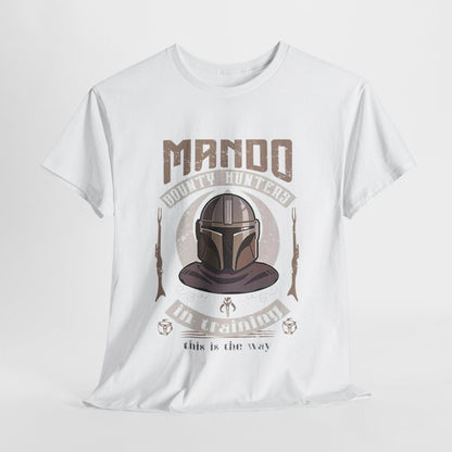 Vintage Mando Bounty Hunters T-Shirt - Star Wars Graphic Design Adventure Awaits