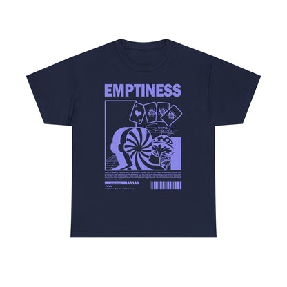 Emptiness Graphic T-Shirt with Psychedelic Patterns & Limited Edition Style