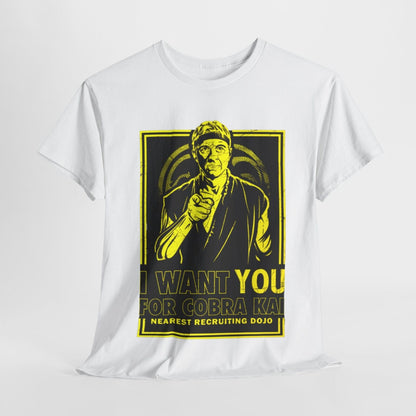 Cobra Kai Logo Unisex T-Shirt - Retro Johnny Lawrence Graphic Tee for All