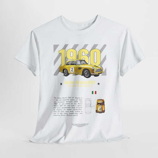 Vintage Aston Martin DB4 GT Zagato T-Shirt Classic Car Art for Auto Enthusiasts!