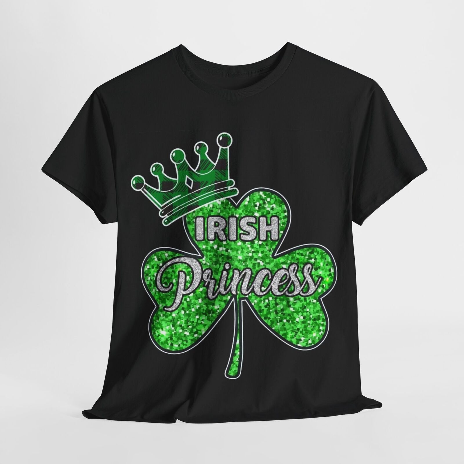 St Patricks Day Irish Princess Women's Graphic Cotton Funny T Shirt Tee Vintage