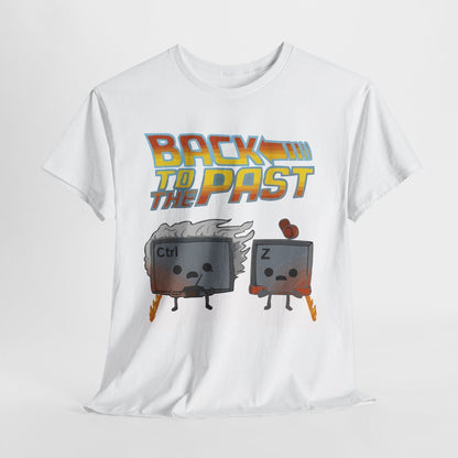 "Funny Unisex Ctrl Z T-Shirt for Men & Women - Humorous Back to the Past Design"