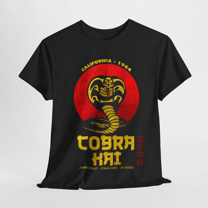 Cobra Kai Logo Unisex T-Shirt - Men's & Women's Graphic Cotton Tee, Funny Design