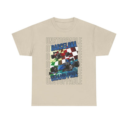 Unstoppable Barcelona Grand Prix T-Shirt – Bold Racing Design for Every F1 Fan!