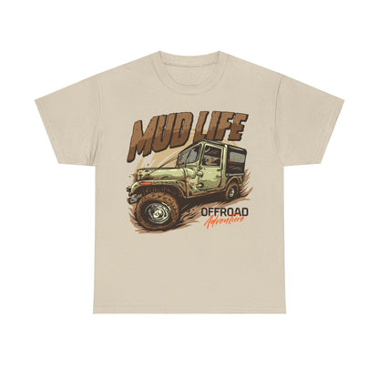 Vintage Off-Road Mud Life Men's T-Shirt Rugged Adventure Graphic Design Apparel
