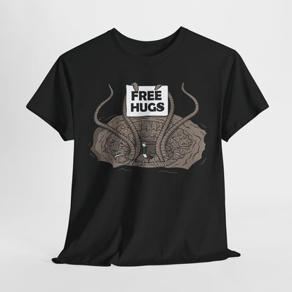 Star Wars Sarlacc Pit Free Hugs T-Shirt: Funny Alien Monster Design for Fans!