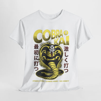 Cobra Kai Unisex T-Shirt with Graphic Logo - Men's & Women's Casual Tee