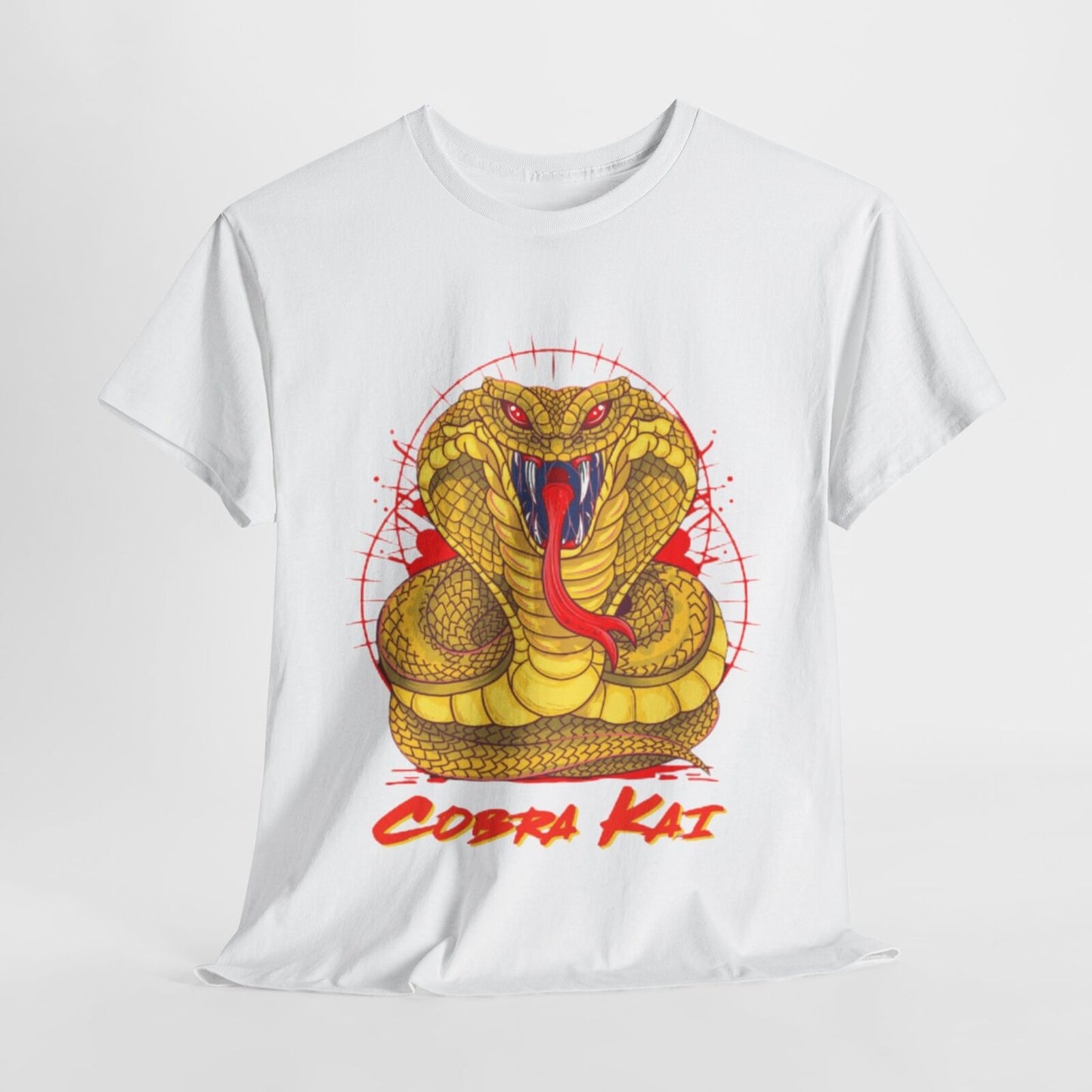 Cobra Kai Graphic Unisex T-Shirt: Stylish Cobra Logo Tee for Fans of All Ages