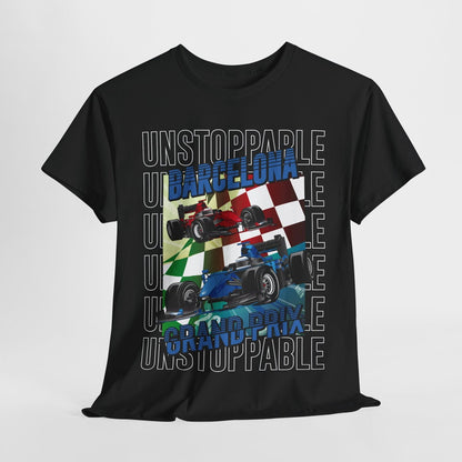 Unstoppable Barcelona Grand Prix T-Shirt – Bold Racing Design for Every F1 Fan!