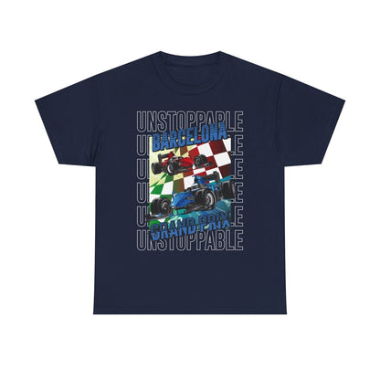 Unstoppable Barcelona Grand Prix T-Shirt – Bold Racing Design for Every F1 Fan!