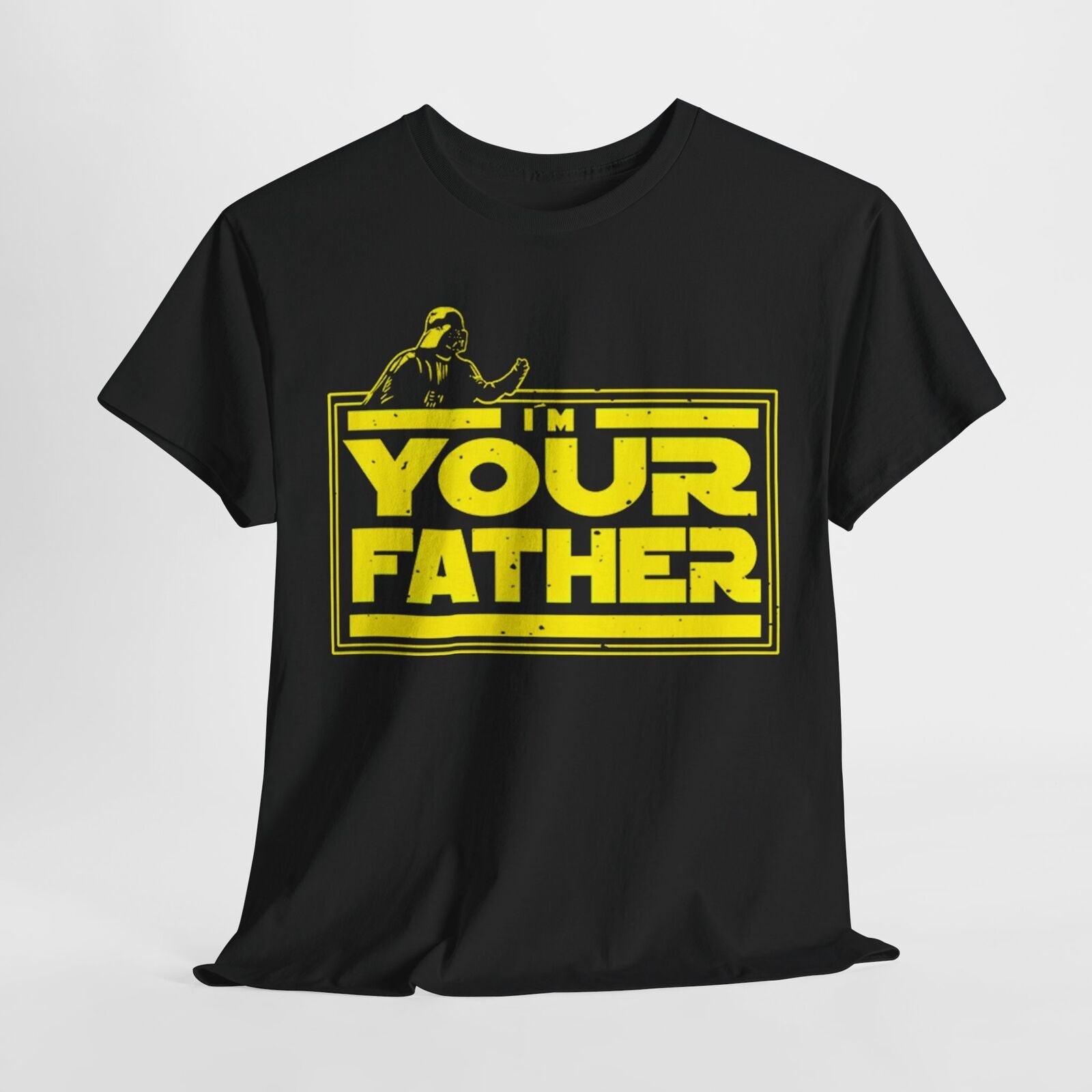 Star Wars 'YOUR FATHER' T-Shirt - Bold Jedi Design in Bright Yellow - Must See