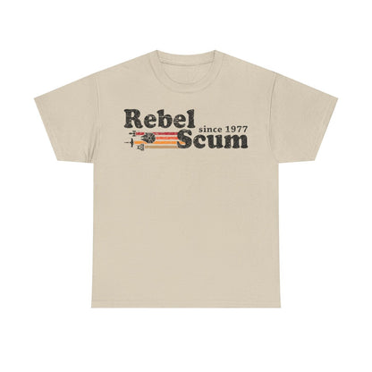 Epic Star Wars Rebel Scum T-Shirt: Vintage Style Graphic Design for Fans!