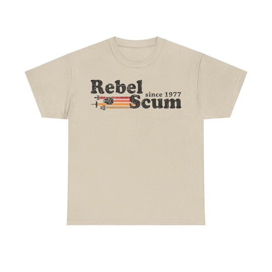 Epic Star Wars Rebel Scum T-Shirt: Vintage Style Graphic Design for Fans!