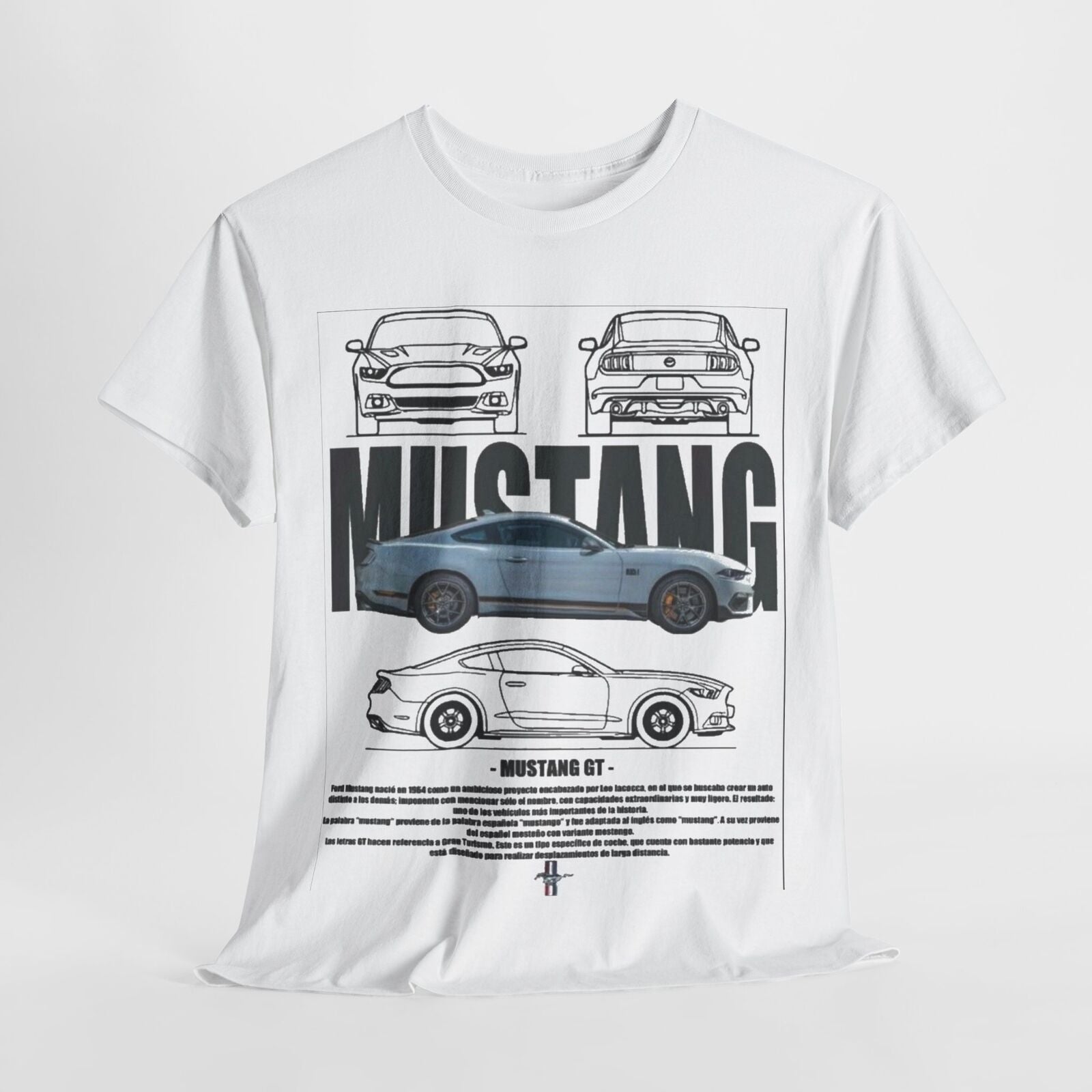 Mustang GT. Design Unisex T-Shirt for Men & Women - Technical Apparel Tee