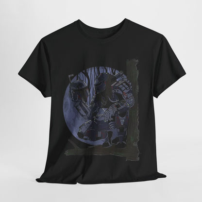 Epic Alien Predator T-Shirt: Star Wars Galactic Battles in Mandalorian Armor!
