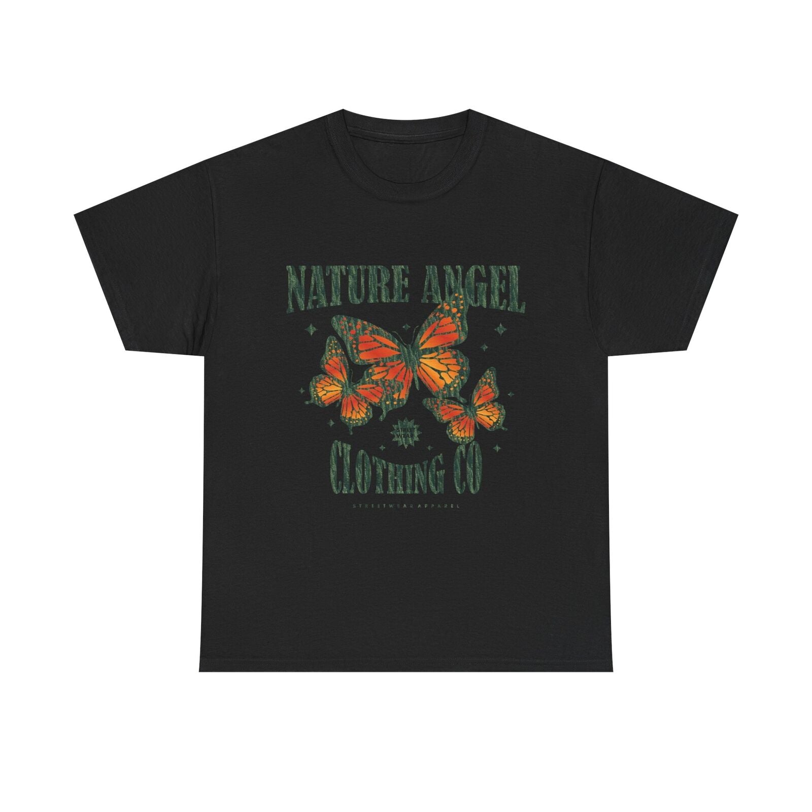 Nature Angel Monarch Butterflies T-Shirt | Trendy Streetwear Apparel Design