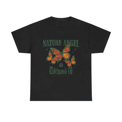 Nature Angel Monarch Butterflies T-Shirt | Trendy Streetwear Apparel Design
