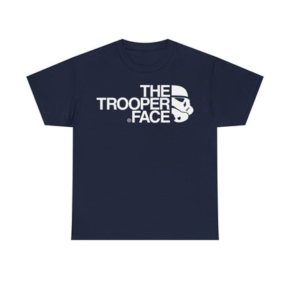 Epic 'TROOPER FACE' T-Shirt - Star Wars Stormtrooper Parody Design Unleashed!