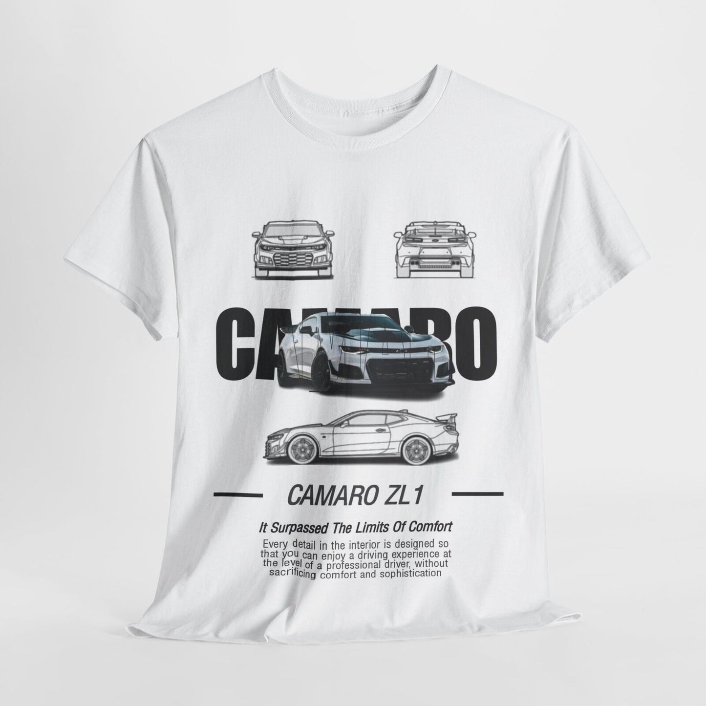 Chevrolet Camaro ZL1 Design Unisex T-Shirt for Men & Women Technical Apparel Tee