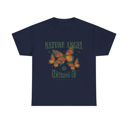 Nature Angel Monarch Butterflies T-Shirt | Trendy Streetwear Apparel Design