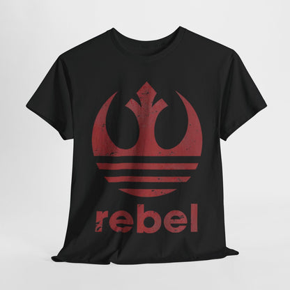 Rebel Alliance Star Wars T-Shirt - Distressed Logo Design in Dusty Rose Colors