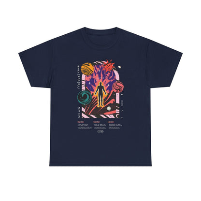Cosmic Vibes T-Shirt: Psychedelic Abstract Rave Art for Music Lovers & Dreamers