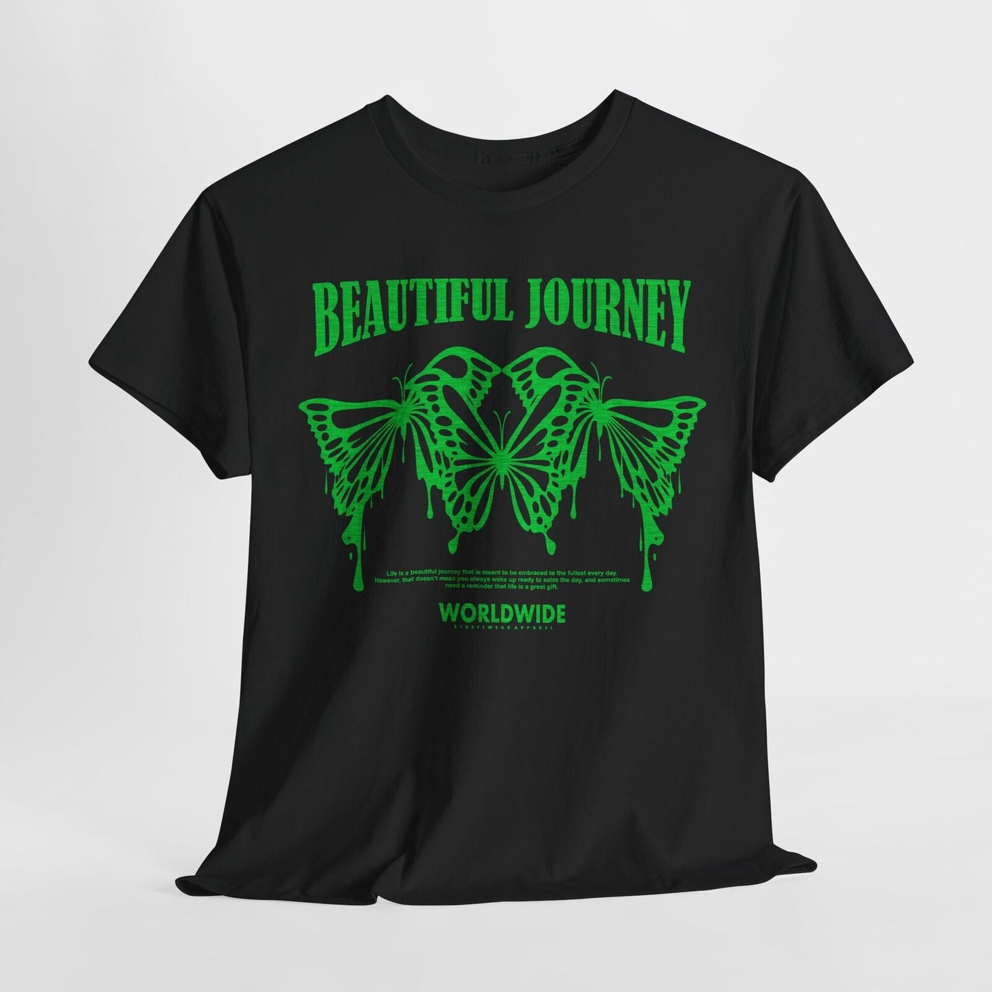 Beautiful Journey T-Shirt: Embrace Life with Stunning Graphic Butterflies Design