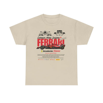 Rev Up Your Style: Ferrari Scuderia T-Shirt Design - Passion for F1 Racing!