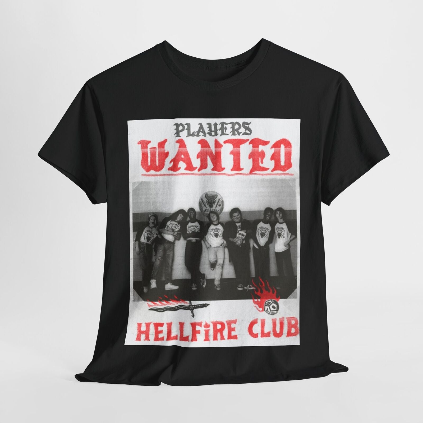 Stranger Things Unisex Graphic Tee: Funny Cotton T-Shirt for Hellfire Club Fans