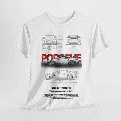 Sportscar GTR 911 RS Design Unisex T-Shirt for Men & Women Technical Apparel Tee