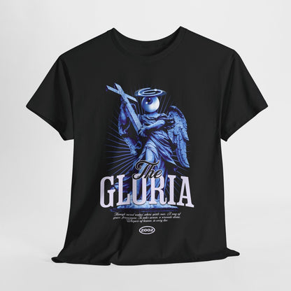Angel Statue Men's T-Shirt "The Gloria" Vintage Design with Poetic Religious Art