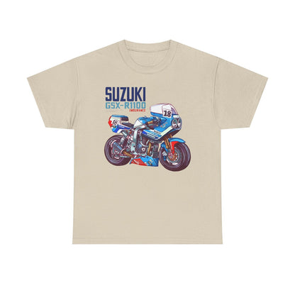 Vibrant Suzuki GSX-R1100 T-Shirt: Bold Motorcycle Design for Speed Enthusiasts!